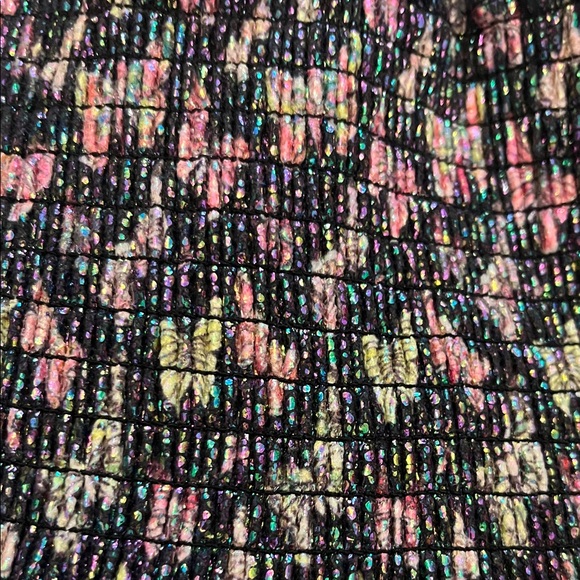 NWT QUEEN OF SPARKLES women’s Butterfly Print Iridescent Butterfly Skort size M - Picture 5 of 9